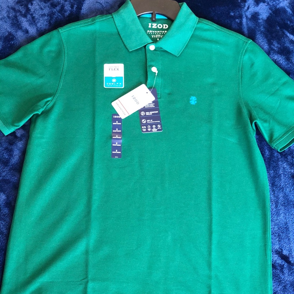 NWT IZOD Performance Advantage Sport Flex Polo S
